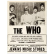 The Who concert poster reproduction. 1968 Concert . Fine art paper print