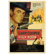 High Noon with Gary Cooper movie poster.