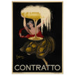 Leonetto Cappiello Contratto vintage poster .