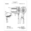 Hair Drier patent drawing by G M Kazanjian