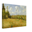 A Rye Field, Hill of Gratte Coqs Pontoise by Camille Pissarro 1877.