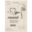 Electric Flat Iron patent by Henry W. Seeley Patent 259.054