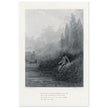 Gustave Dore illustration of King Arthur legend . The Remorse of Lancelot. Book Idylls of the King by Alfred Tennyson.