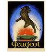 Peugot vintage advertising by Leonetto Cappiello 1925 poster .