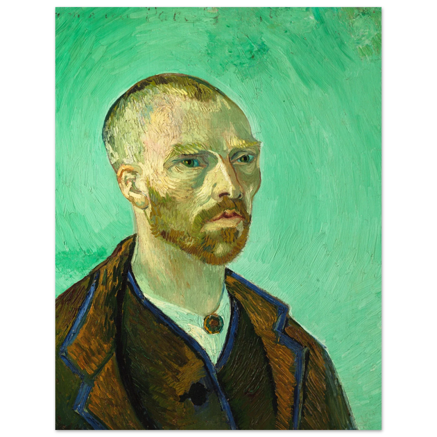 Self Portrait Dedicated to Paul Gauguin by Vincent Van Gogh