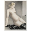 Louis Icart’s My Model (1932) Nude female portrait.