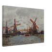 Windmills near Zaandam by Claude Monet