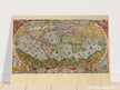 Ancient world map poster reproduction by Andrea Bertelli 1593