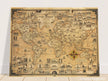 Pictorial old map of the world by Ernest Dudley