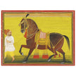 A Horse and a Groom attributed to Bagta Devgarh