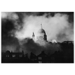 Second World War photograph. Saint Paul's Cathedral fire raid.