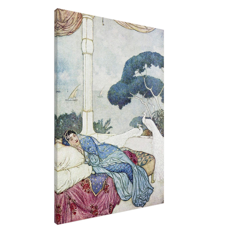 Edmund Dulac Rubaiyat of Omar Khayyam vintage illustration.