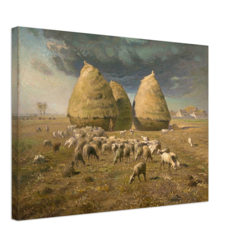 Haystacks Autumn by Jean François Millet.