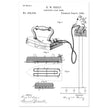 Electric Flat Iron patent by Henry W. Seeley Patent 259.054