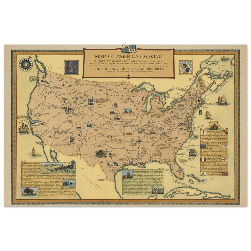 The Map of America’s Making by Paul Mayo Paine.