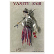 Vanity Fair cover magazine vintage illustration October 1914 by Rabajoi: A refugee from Paris.