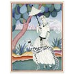 Helen Dryden illustration fashion magazine cover. Woman with dalmatian dog. Fine art  .