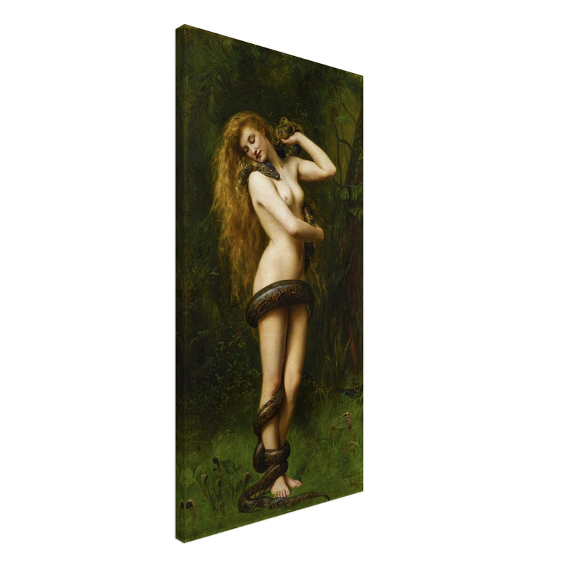 Lilith antique painting reproduction by John Collier