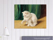 Cat with Ladybird old painting by Arthur Heyer.