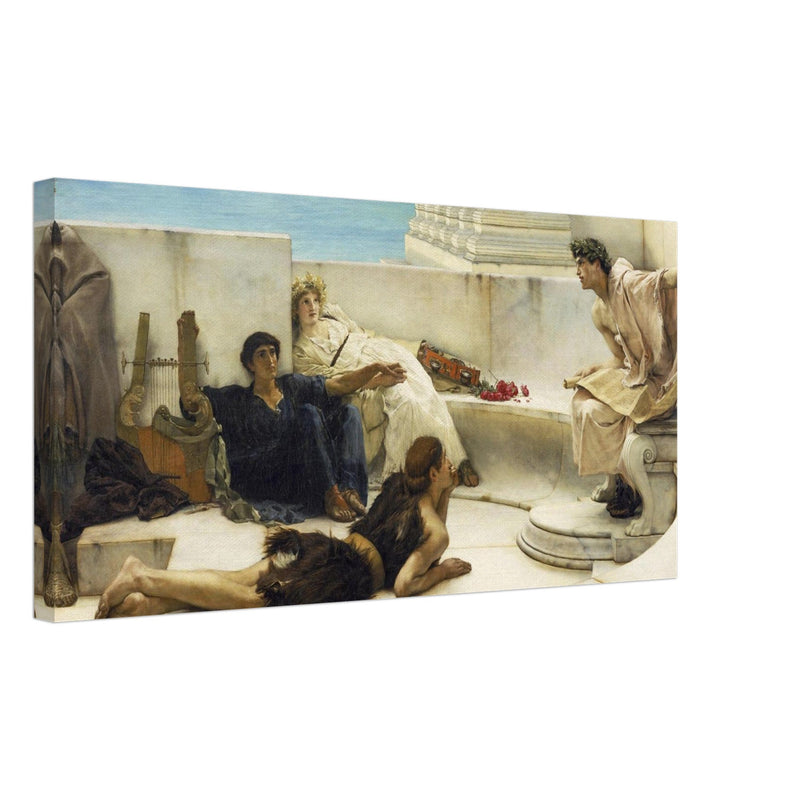 A Reading from Homer painting by Lawrence Alma Tadema