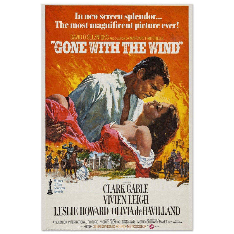 Gone With The Wind movie poster.