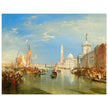Venice Italy antique painting by Joseph Mallord William Turner. The Dogana and San Giorgio Maggiore.