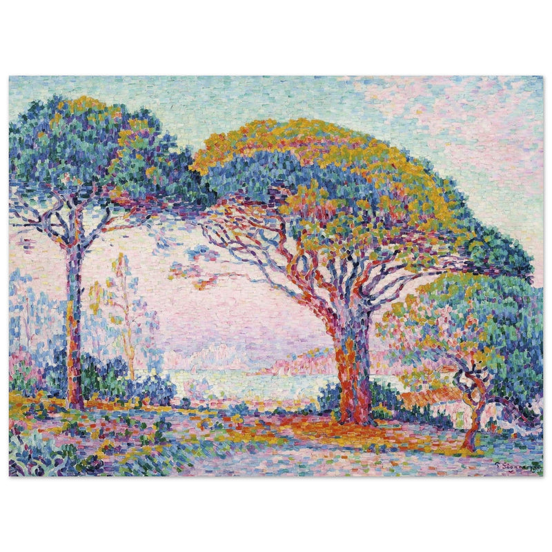 Paul Signac paintin La Baie Saint Tropez  The Bay Saint Tropez