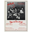 Iggy and the Stooges vintage concert poster. Performance in Memphis in 1973.