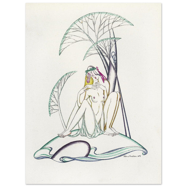 Daphnis and Chloe illustration by John Austen.