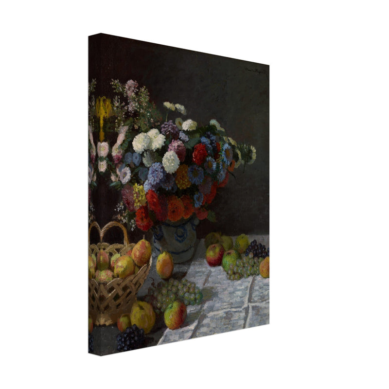 Still Life with Flowers and Fruit by Claude Monet