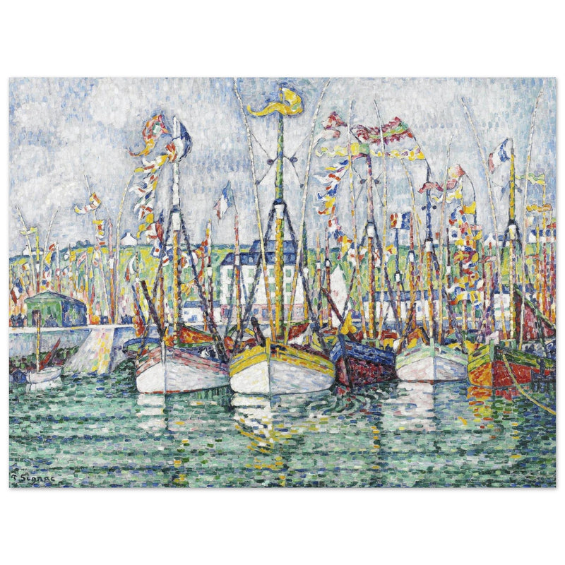 Paul Signac Blessing of the Tuna Fleet at Groix painting
