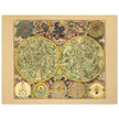 Planisphaerium Coeleste Celestial chart by Melchior Rein. Old vintage celestial atlas map.