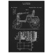 Motor Vehicle patent drawing by James Frank Duryea.