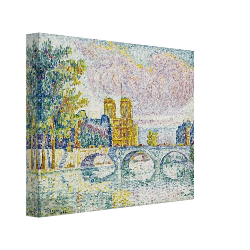 Paul Signac La Cite, Paris. The city Paris painting.