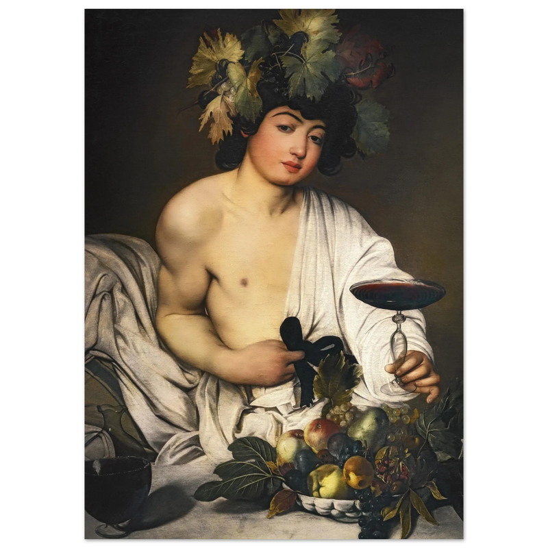 Bacchus God of wine by Michelangelo Merisi da Caravaggio