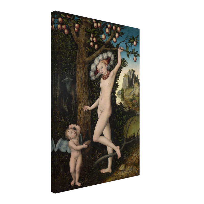 Canvas Cupid complaining to Venus by Lucas Cranach the Elder 1525.