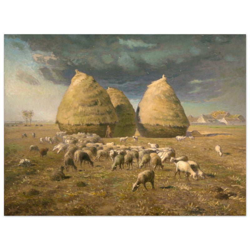 Haystacks Autumn by Jean François Millet.