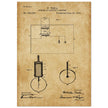 Electric Lighting patent  by Nikola Tesla.
