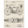 Motorcycle old patent by G. W Manson.