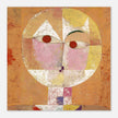 Paul Klee Senecio. fine print. Abstract modern painting. Cubism human face.  Redesigned and  artwork