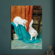 Cats playing by Arthur Heyer.