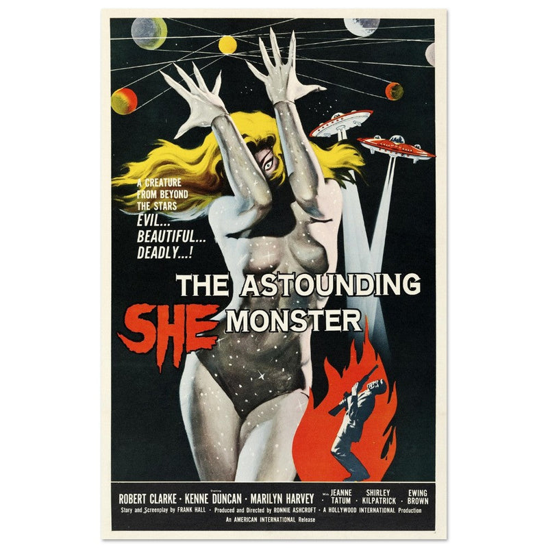 The Astounding She Monster movie poster.