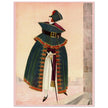 George Wolfe Plank vintage illustration of fashion magazine cover .