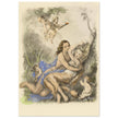 Paul Emile Becat erotic illustration Les Baiseres XI ( The Kisses ) The bite.