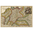 Nova Totius Germaniae Descriptio Geographica  ancient map of Germany by Heinrich Scherer
