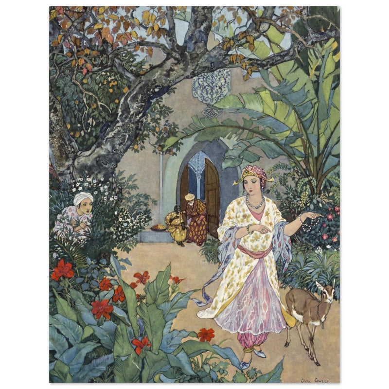 The Arabian Nights One Thousand and One Nights illustration by Leon Carre