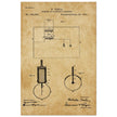 Electric Lighting patent  by Nikola Tesla.