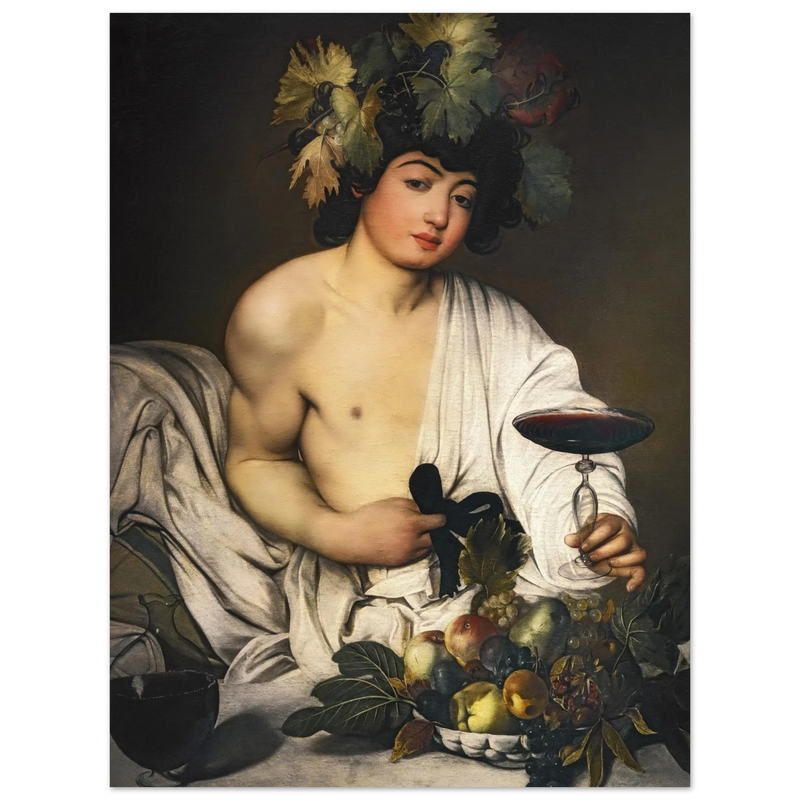 Bacchus God of wine by Michelangelo Merisi da Caravaggio