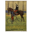 Cycles Peugot vintage advertisng poster by Ernest Vulliemin.