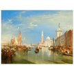 Venice Italy antique painting by Joseph Mallord William Turner. The Dogana and San Giorgio Maggiore.